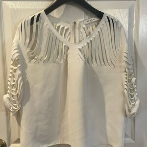 Sandro cream top size 3